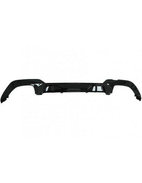 Paraurti posteriore Valance diffusore per BMW Serie 3 G G28 Berlina G21 Touring (19-up) M340i M Look in nero.