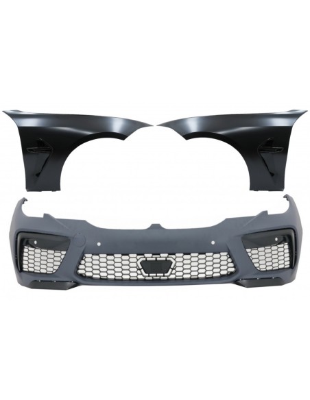 Paraurti anteriore con parafanghi anteriori per BMW Serie 3 G Sedan G21 Touring (19-Up) in design M8.