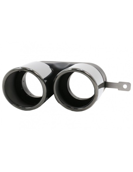 Silenziatore di scarico Suggerimenti per BMW Serie 3 G G28 M-Sport (19-up) in Titanio Nero.