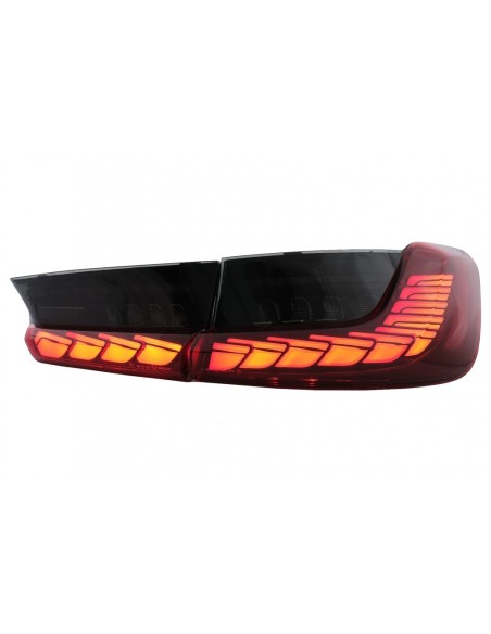 Fanali posteriori pieni del LED per il fumo rosso per BMW Serie 3 G G28 M3 G80 della berlina (18-22)