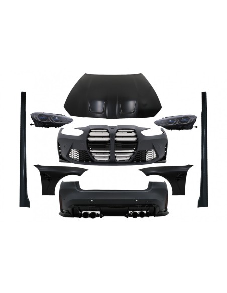 Ampio Body Kit per BMW 3 serie G Sedan (18-22) in Conversione al design G80 M3.