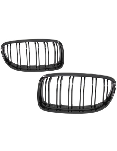 Griglie per reni anteriori per BMW Serie 3 E90 E91 LCI (08-11) con Doppia striscia M.