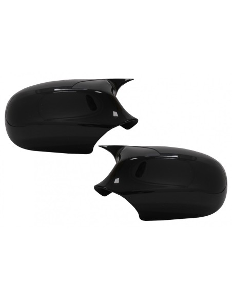 Coperture dello specchio per BMW 3 serie E90 E91 LCI (08-11) in M Sport Design nero lucido.