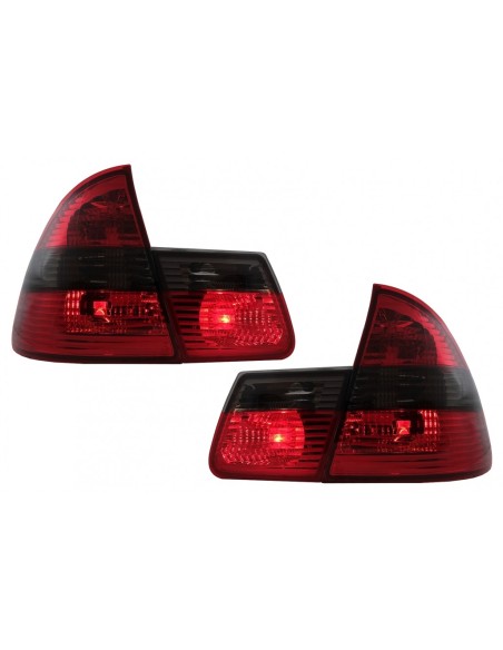 Fanali posteriori per BMW Serie 3 E46 Touring (1999-05) in Fumo rosso.