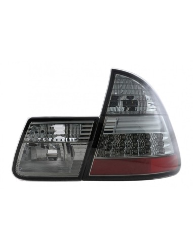 Fanali posteriori a LED per BMW Serie 3 E46 Touring (1999-05) in Fumo.
