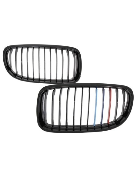 Griglie per reni anteriori per BMW Serie 3 E90 E91 LCI (08-11) con 3 colori M-Power.