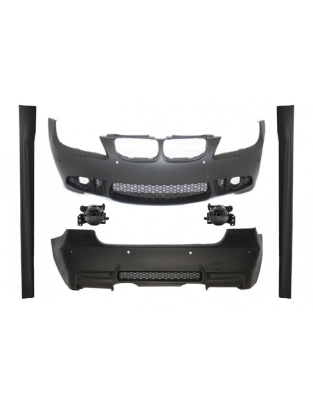 Corredo Completo per BMW Serie 3 E90 LCI Facelift 08-11 in design M3 con PDC e luci fendinebbia