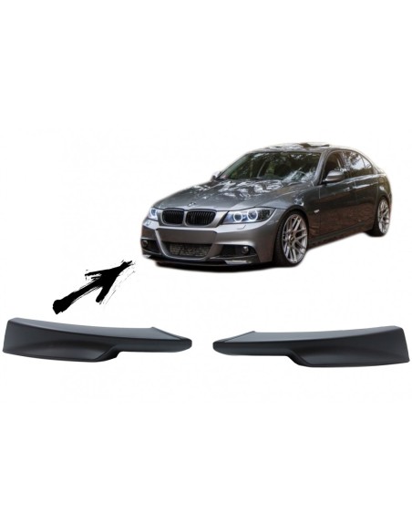 Spoiler per paraurti anteriore per BMW Serie 3 E90 E91 LCI (09.08-11) in design M-Tech Look.