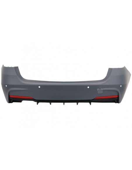 Paraurti posteriore per BMW Serie 3 F31 Touring Non LCI e LCI (11-18) con doppia presa singola.