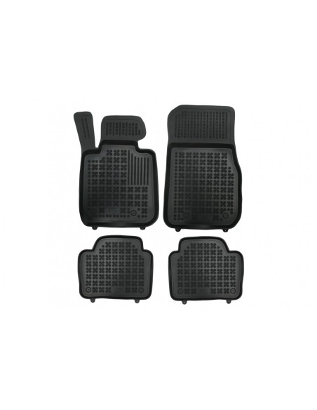 Tappetino in gomma nera per BMW Serie 3 F30 F31 (12-18).