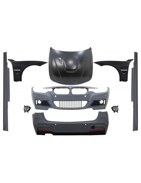 Corredo completo per BMW Serie 4 F32 F33 (13-19) in design M4 per Coupé e Cabrio