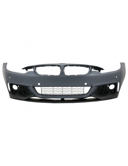 Kit completo per BMW 4 Serie F32 F33 (13-up) con griglia centrale in nero piano.