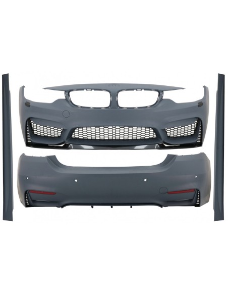 Corredo completo per BMW Serie 4 F32 Coupe F33 Cabrio (13-19) in design M4 con scarico ACS Design