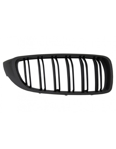 Rene griglie centrali BMW 4 serie F32 F33 F36 (13-03.19) doppia striscia M Design Carbonio