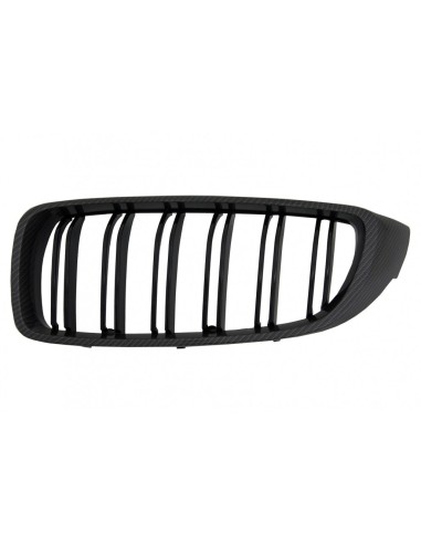 Rene griglie centrali BMW 4 serie F32 F33 F36 (13-03.19) doppia striscia M Design Carbonio