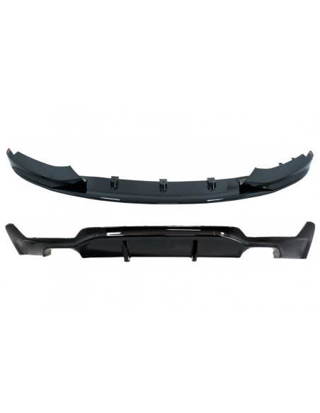 Paraurti BMW 4 serie F32 F33 F36 Coupé Cabrio Grand Coupe (13-19) w/ diffusore paraurti posteriore