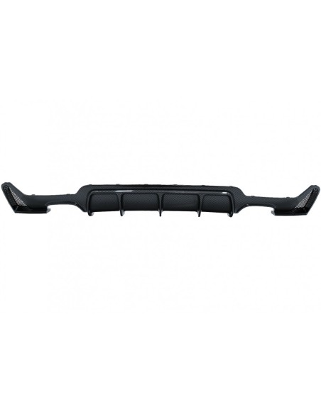 Diffusore posteriore paraurti BMW 4 serie F32 F33 F36 (13-19) rivestimento film carbonio