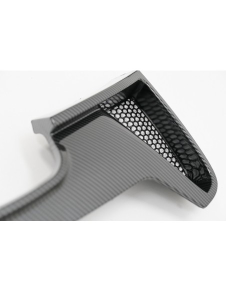 Diffusore posteriore paraurti BMW 4 serie F32 F33 F36 (13-19) rivestimento film carbonio