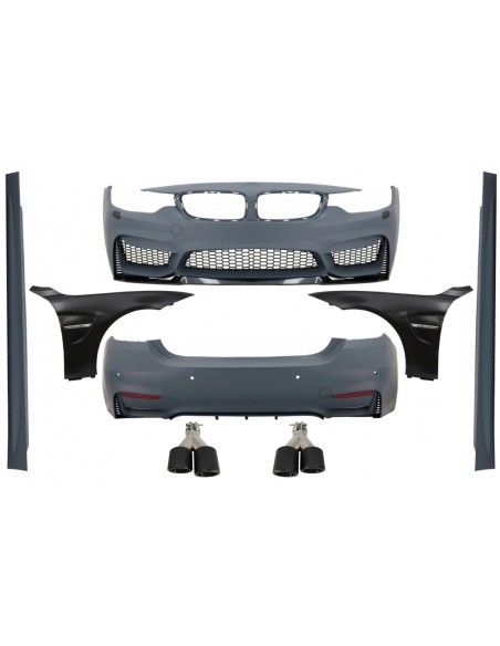 Corredo completo per BMW Serie 4 F32 F33 (13-up) con parafanghi anteriori Sport Design per Coupé e Cabrio