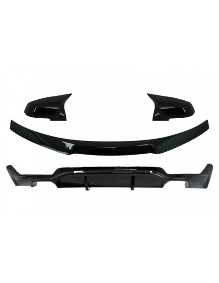 Diffusore posteriore w/ Trunk Spoiler e coperture specchio BMW 4 serie F32 Coupé (13-)