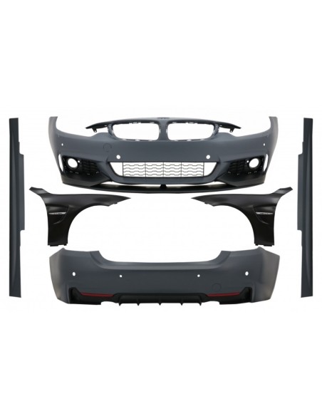 Parafanghi anteriori per BMW 4 serie F32 Coupe F33 Cabrio (13-02  17)
