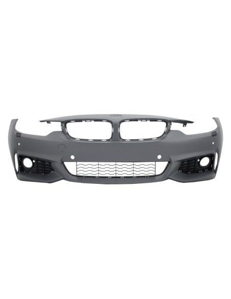Kit completo per BMW Serie 4 F32 Coupé (dal 2013 in poi) con spoiler posteriore design Sport in nero pianoforte