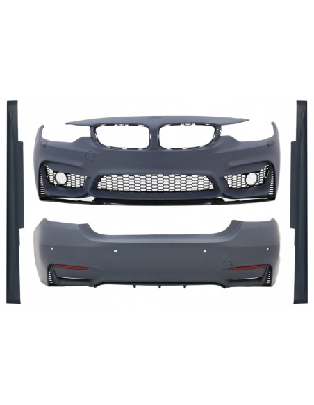 Kit per BMW Serie 4 F32/F33 (dal 2013 in poi) in design M4 per Coupé e Cabrio con custodia per fendinebbia