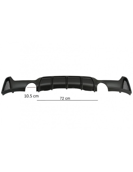 Paraurti posteriore diffusore per BMW 4 serie F32 F33 F36 (13-19) Coupé Cabrio M Design Twin singola uscita
