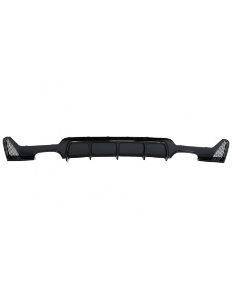 Paraurti posteriore diffusore per BMW 4 serie F32 F33 F36 (13-19) Coupe Cabrio M Design Piano Nero