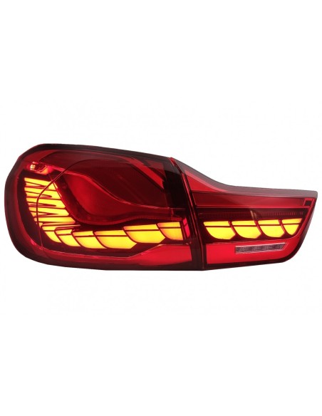 OLED fanali posteriori per BMW 4 serie F32 F33 F36 M4 F82 F83 (13-03.19) Rosso chiaro w/ luce di svolta sequenziale
