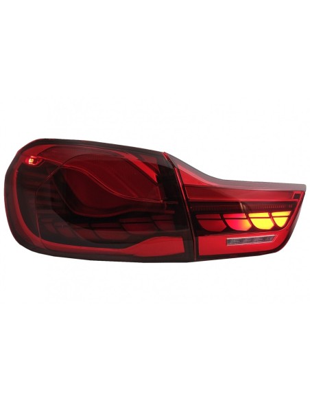OLED fanali posteriori per BMW 4 serie F32 F33 F36 M4 F82 F83 (13-03.19) Rosso chiaro w/ luce di svolta sequenziale