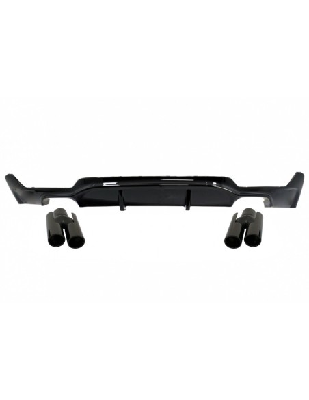 Diffusore posteriore per BMW 4 serie F32 Coupe F33 Cabrio F36 Gran Coupe (13-) Scarico Suggerimenti Piano Nero M Design