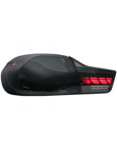 Fanali posteriori OLED per BMW 4 serie F32 F33 F36 M4 F82 F83 (13-03.19) Fumo rosso w/ Luce di svolta sequenziale