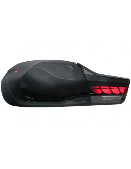 Fanali posteriori OLED per BMW 4 serie F32 F33 F36 M4 F82 F83 (13-03.19) Fumo rosso w/ Luce di svolta sequenziale