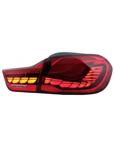 OLED fanali posteriori per BMW 4 serie F32 F33 F36 M4 F82 F83 (13-03.19) Rosso w/ Luce di svolta sequenziale