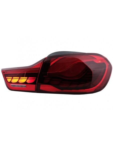 OLED fanali posteriori per BMW 4 serie F32 F33 F36 M4 F82 F83 (13-03.19) Rosso w/ Luce di svolta sequenziale
