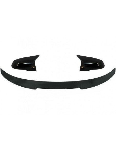 Trunk Spoiler w/ specchio copre per BMW 4 serie Gran Coupe F36 (14-03.19) M4 CSL Design nero