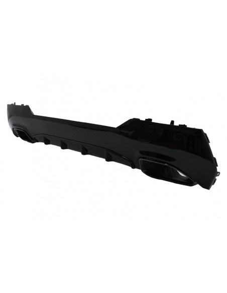 Paraurti posteriore Valance diffusore w/ scarico suggerimenti per BMW 4 serie G22 G23 M Sport (-up) M440i Design nero