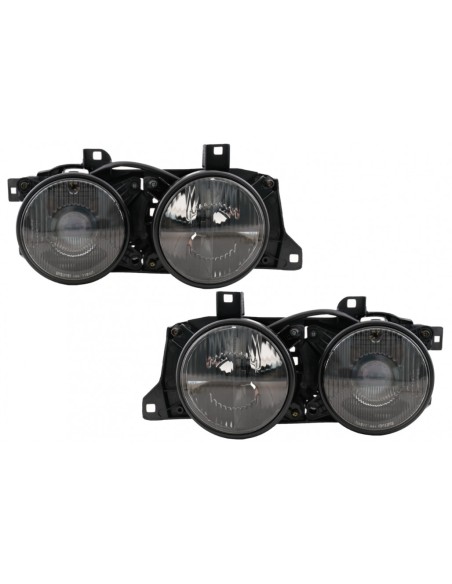 Fari per BMW Serie 7 E32 (1988-1995) 5 Serie E34 (1989-1996) Affumicato