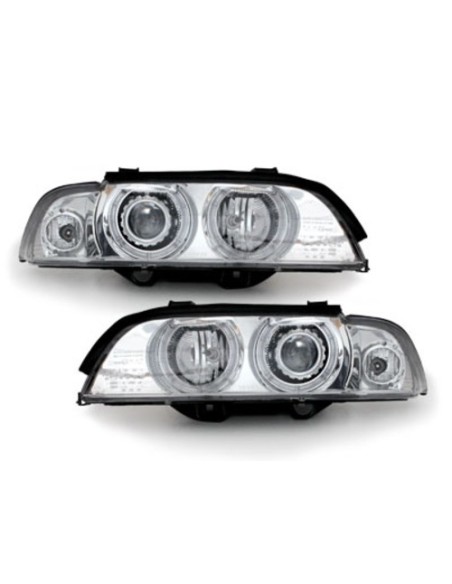 Fari per BMW Serie 5 E39 (09.1995-06.03) Angel Eyes Halo Rims