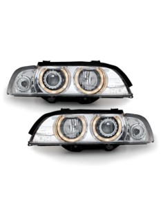 Fari per BMW Serie 5 E39 (09.1995-06.03) Angel Eyes Halo Rims 2