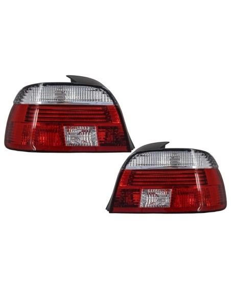 Fanali posteriori per BMW Serie 5 E39 (1996-03) Red Clear LCI Design