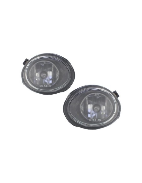 Front Bumper w/ Fog Lights Clear Chrome for BMW 5 Series E39 (1995-03) M5 Look