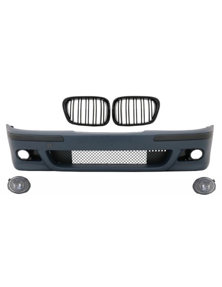 Paraurti anteriore per BMW 5 serie E39 (1995-03) w/ fendinebbia e doppie strisce M5 Look