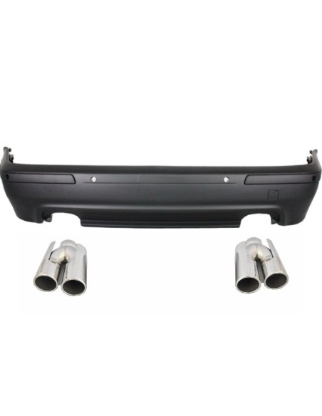 Paraurti posteriore per BMW 5 serie E39 (1995-03) Doppia uscita M5 Design w/ PDC e scarico Muffler Tips