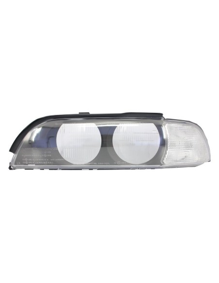 Sostituzione della lente di vetro del faro per BMW 5 serie E39 Pre Facelift (1996-00) lato sinistro