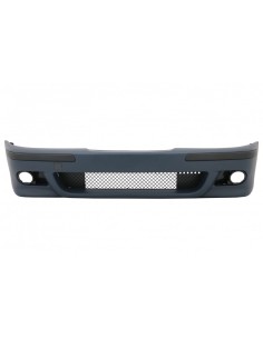 Paraurti anteriore per BMW Serie 5 E39 (1995-03) M5 Look w/ Griglia centrale Doppia striscia Piano Nero 2