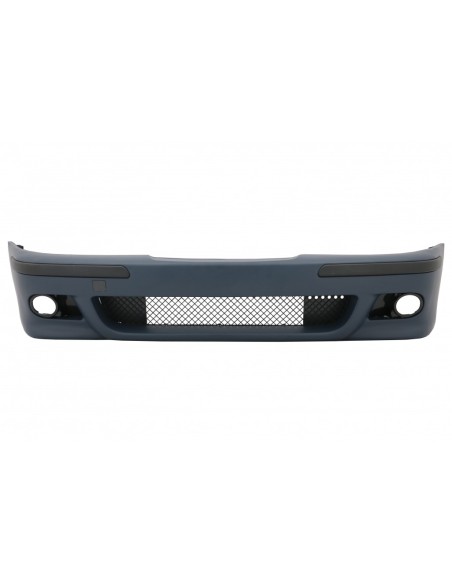 Paraurti anteriore per BMW Serie 5 E39 (1995-03) M5 Look w/ Griglia centrale Doppia striscia Piano Nero