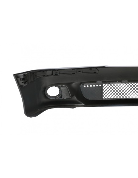 Paraurti anteriore Griglie centrali Doppia striscia Piano nero per BMW 5 Serie E39 (1995-03) M5 Look