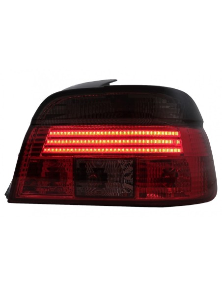 Fanali posteriori LED BAR per BMW Serie 5 E39 Berlina (09.1995-08.00) Fumo rosso